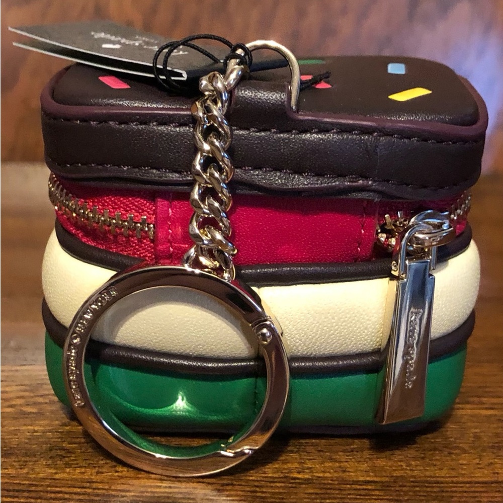 NWT-Kate Spade-Dolci 3-D Rainbow ๐ Cookie ๐ช Coin Purse/Keychain/Bag Charm-$129 - Picture 3 of 9